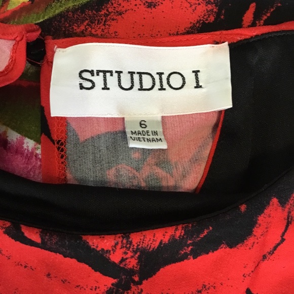 Studio I sleeveless floral dress - Picture 8 of 8